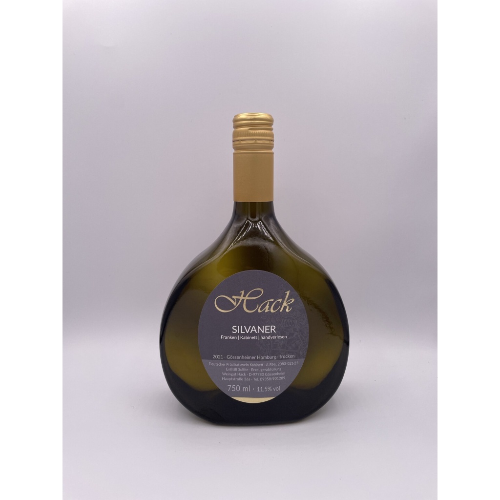 2025er Bocksbeutel Silvaner QbA -
trocken Franken Gold